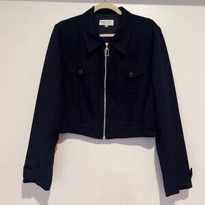 Vintage Anna Paul Navy Zip Up Jacket